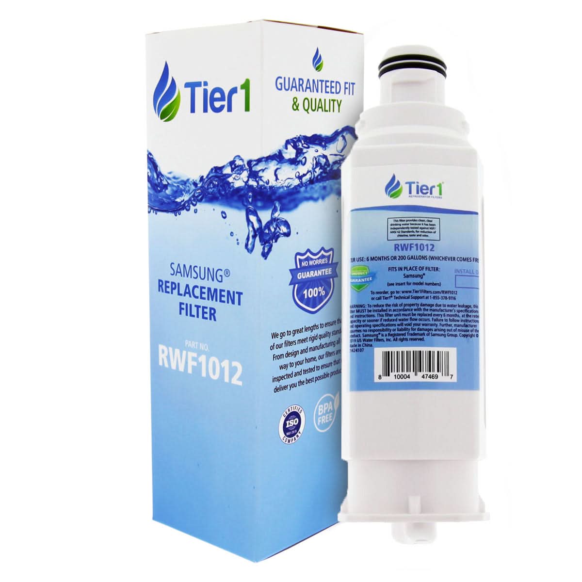 Tier1 Samsung DA97-17376B / HAF-QIN/EXP Comparable Refrigerator Water Filter - WaterFilters.NET