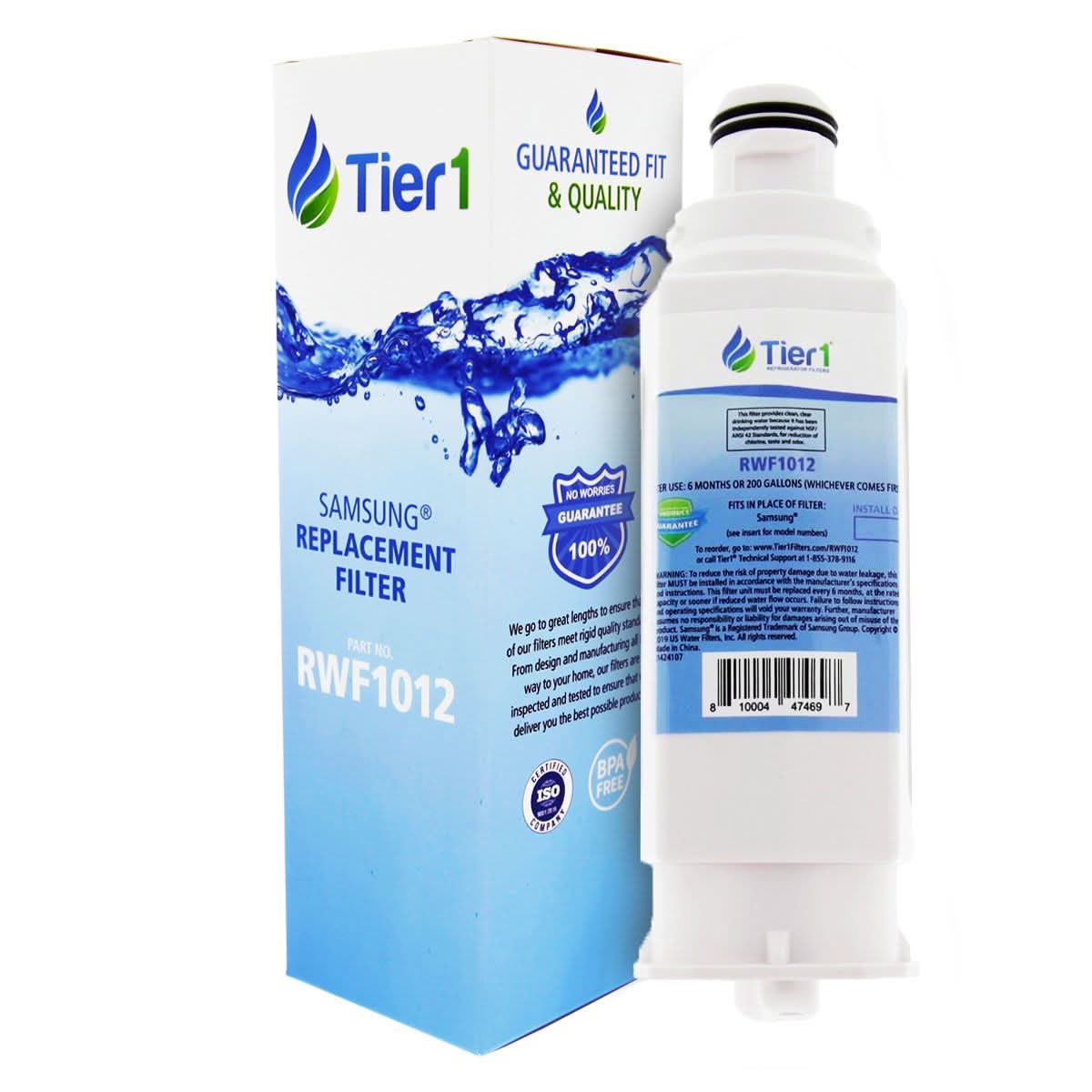 Tier1 Samsung DA97-17376B / HAF-QIN/EXP Comparable Refrigerator Water Filter - WaterFilters.NET