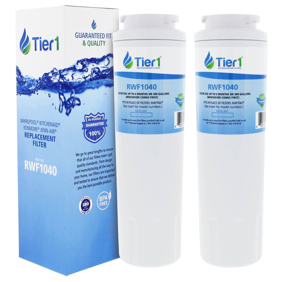 Tier1 EveryDrop EDR4RXD1 Maytag UKF8001 Refrigerator Water Filter Replacement Comparable