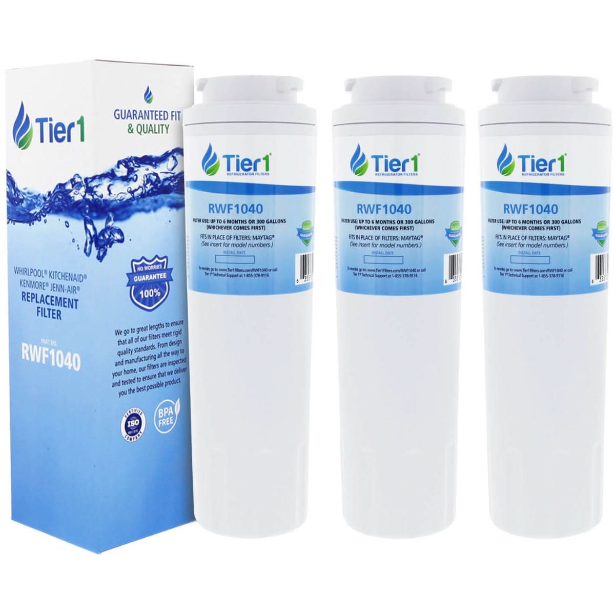 Tier1 EveryDrop EDR4RXD1 Maytag UKF8001 Refrigerator Water Filter Replacement Comparable - WaterFilters.NET