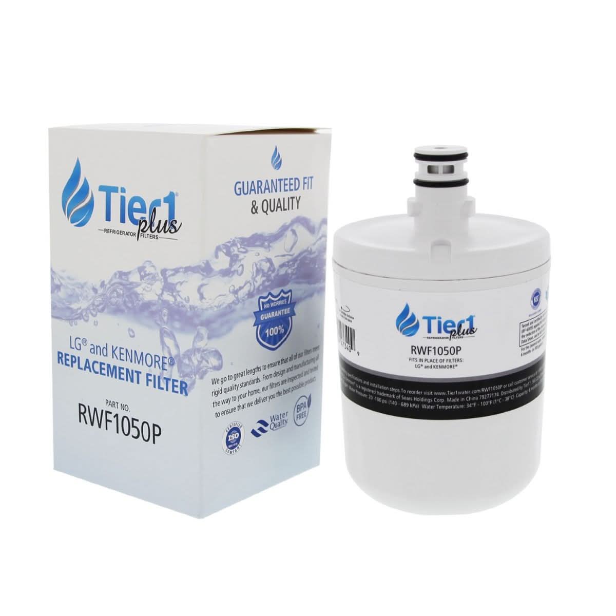 Tier1 Plus LG 5231JA2002A / LT500P Comparable Lead And Mercury Reducing Refrigerator Water Filter - WaterFilters.NET