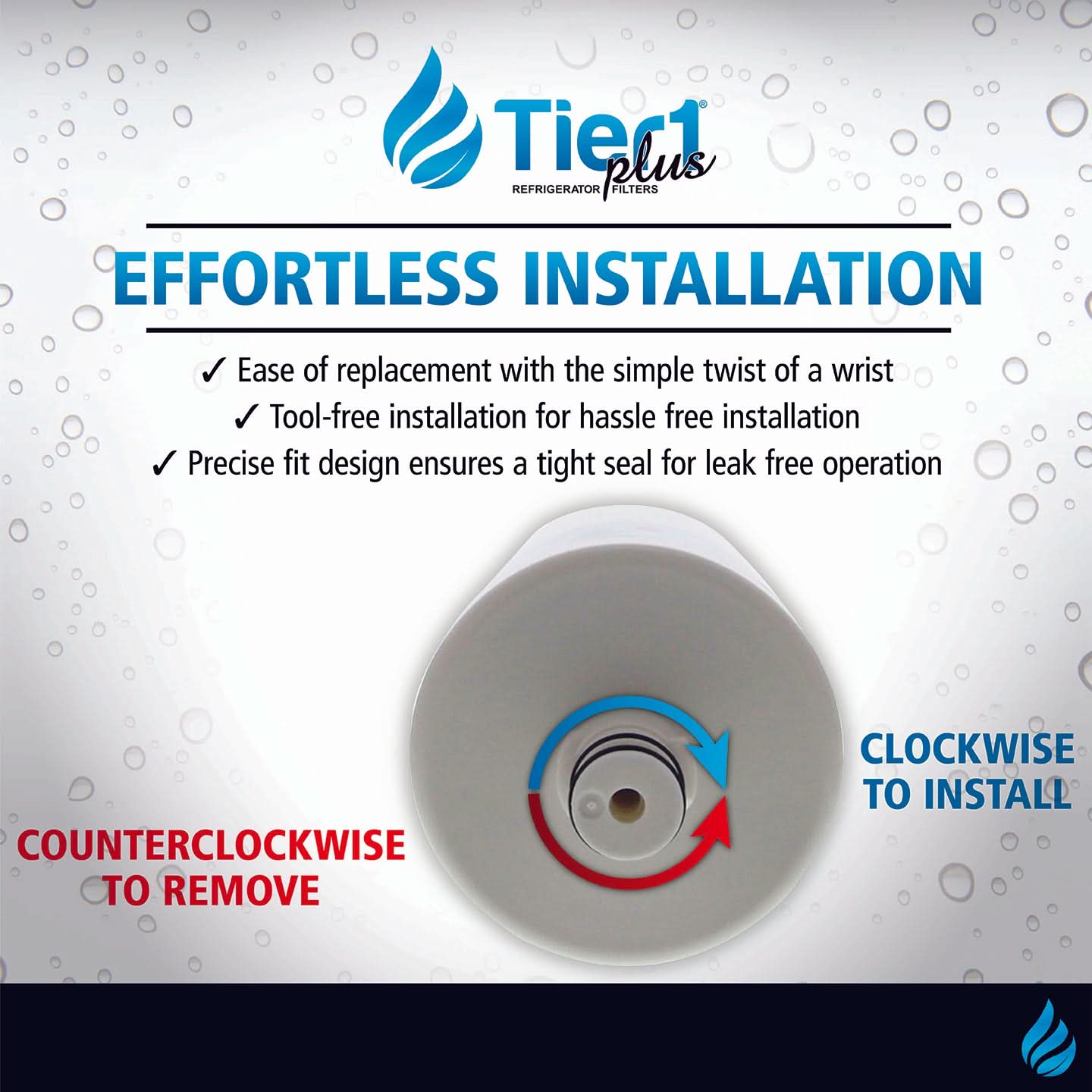 Tier1 Plus LG 5231JA2002A / LT500P Comparable Lead And Mercury Reducing Refrigerator Water Filter - WaterFilters.NET