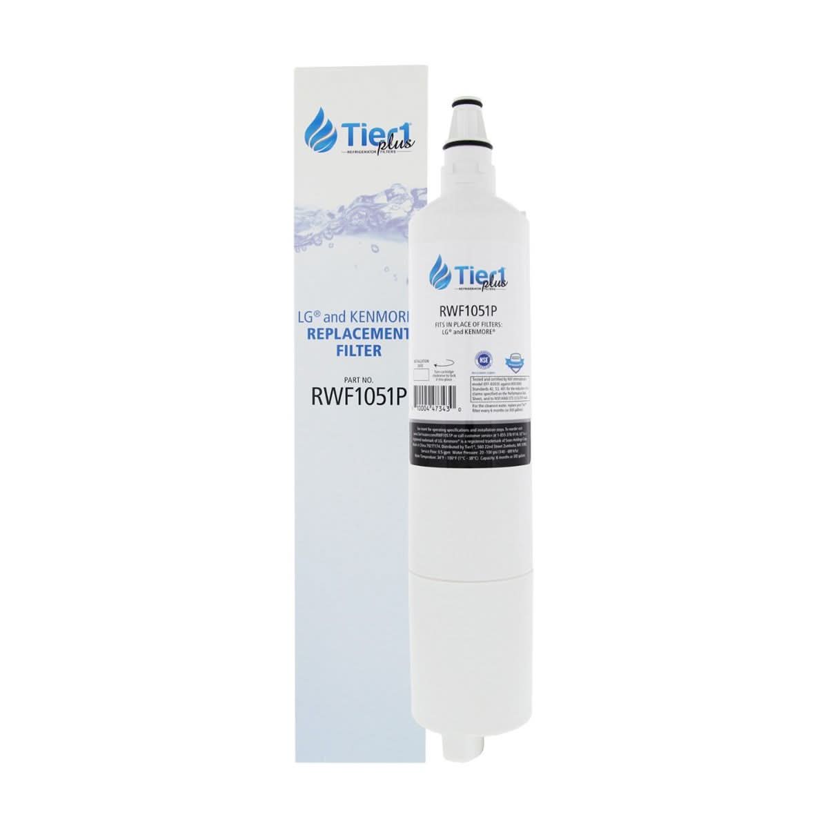Tier1 Plus LG 5231JA2006A / LT600P Comparable Lead And Mercury Reducing Refrigerator Water Filter - WaterFilters.NET