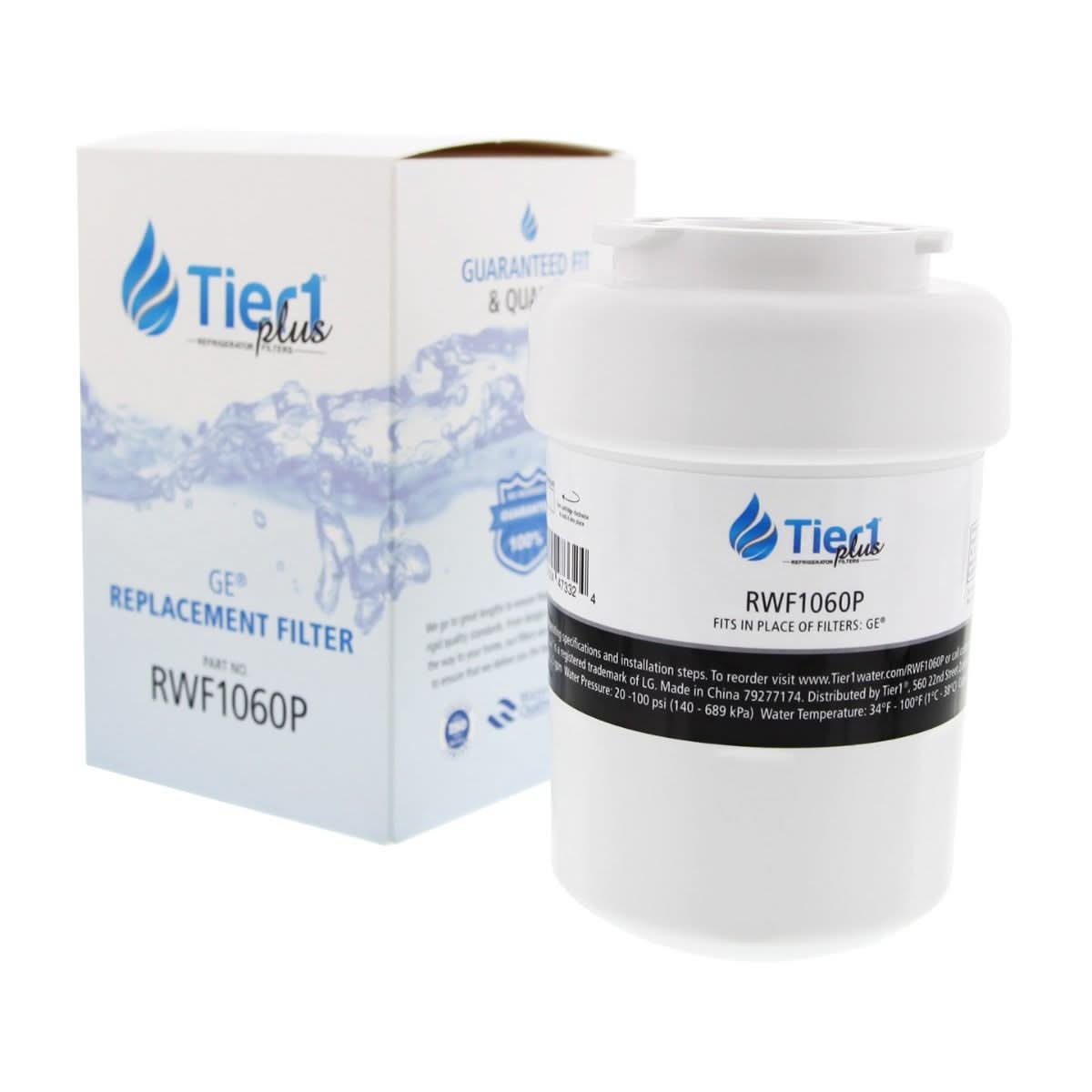 Tier1 Plus GE MWF Comparable Lead And Mercury Reducing Refrigerator Water Filter - WaterFilters.NET