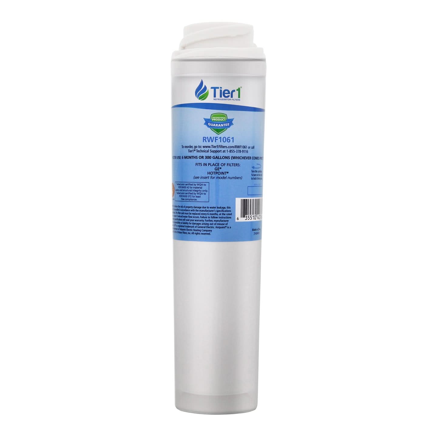 Tier1 GE GSWF SmartWater Refrigerator Water Filter Replacement Comparable - WaterFilters.NET