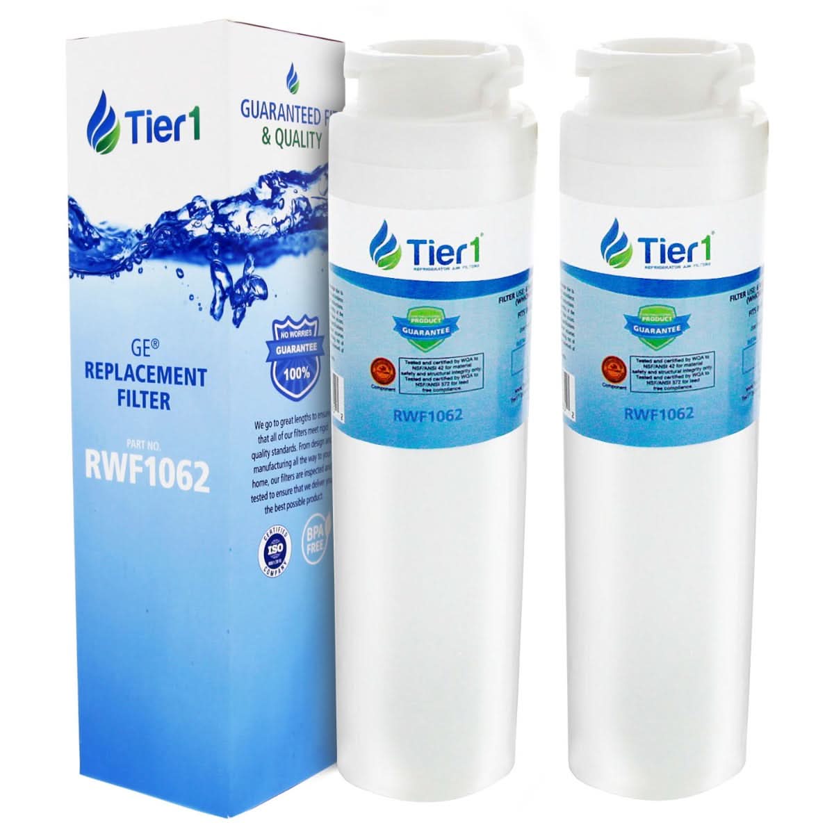 Tier1 GE MSWF SmartWater Refrigerator Water Filter Replacement Comparable - WaterFilters.NET