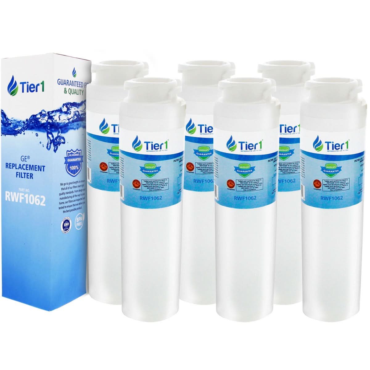 Tier1 GE MSWF SmartWater Refrigerator Water Filter Replacement Comparable - WaterFilters.NET