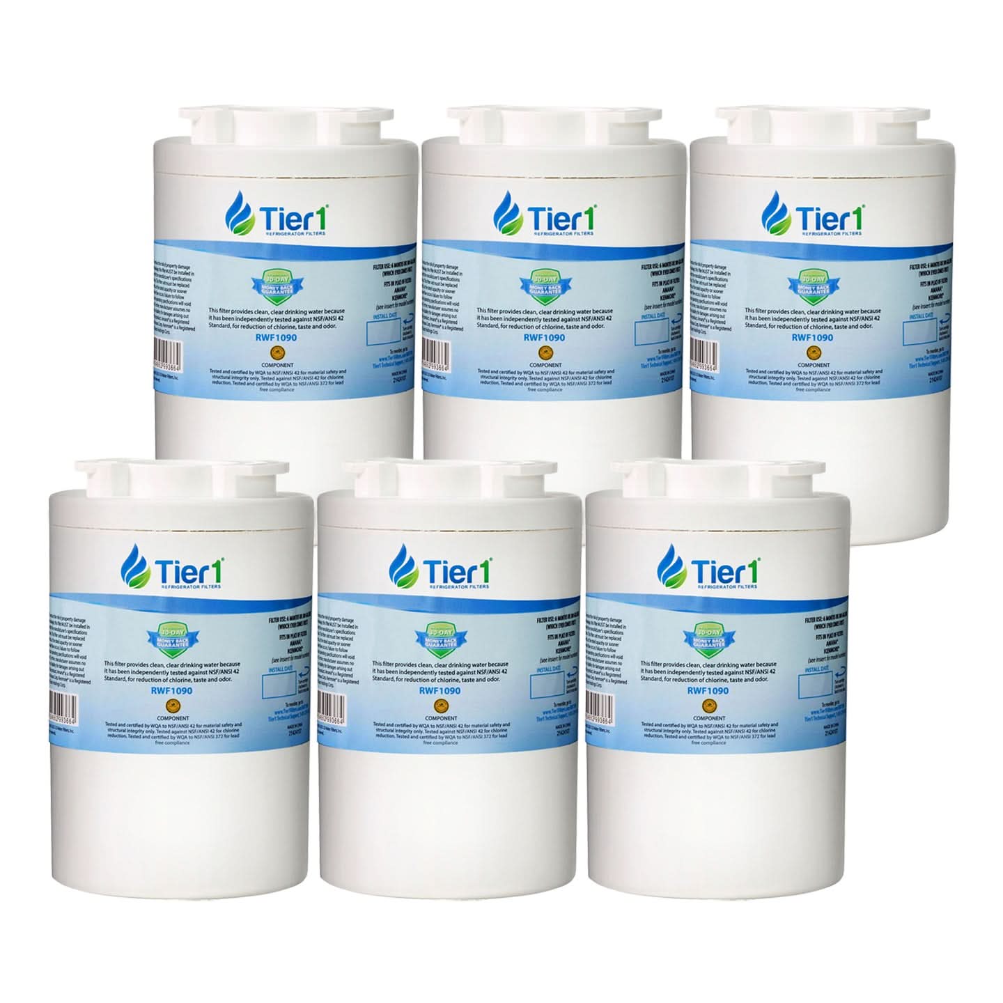 Tier1 Amana 12527304 Refrigerator Water Filter Replacement Comparable - WaterFilters.NET
