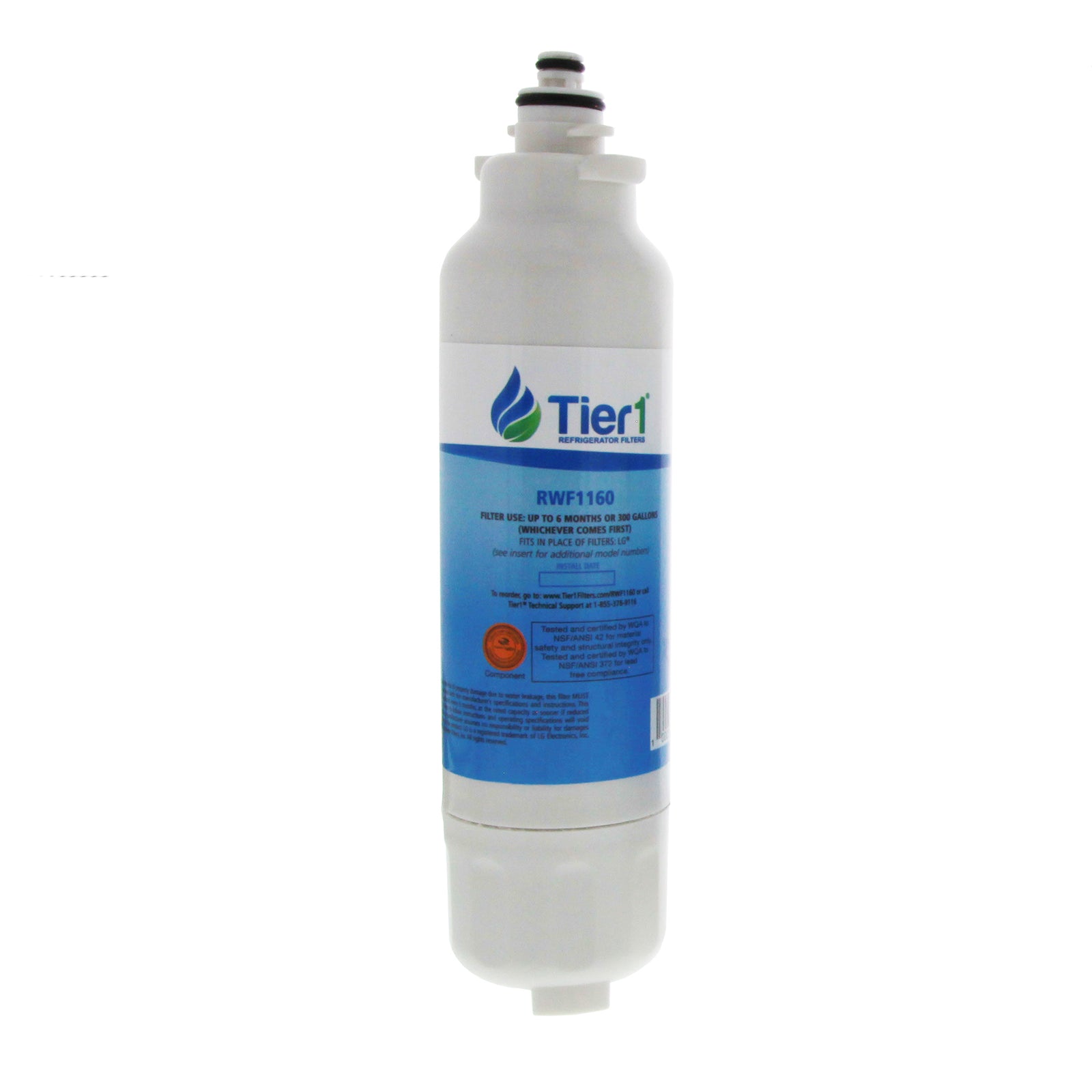 Tier1 LG LT800P and LT120F Comparable Refrigerator Water Filter and Air Filter Combo