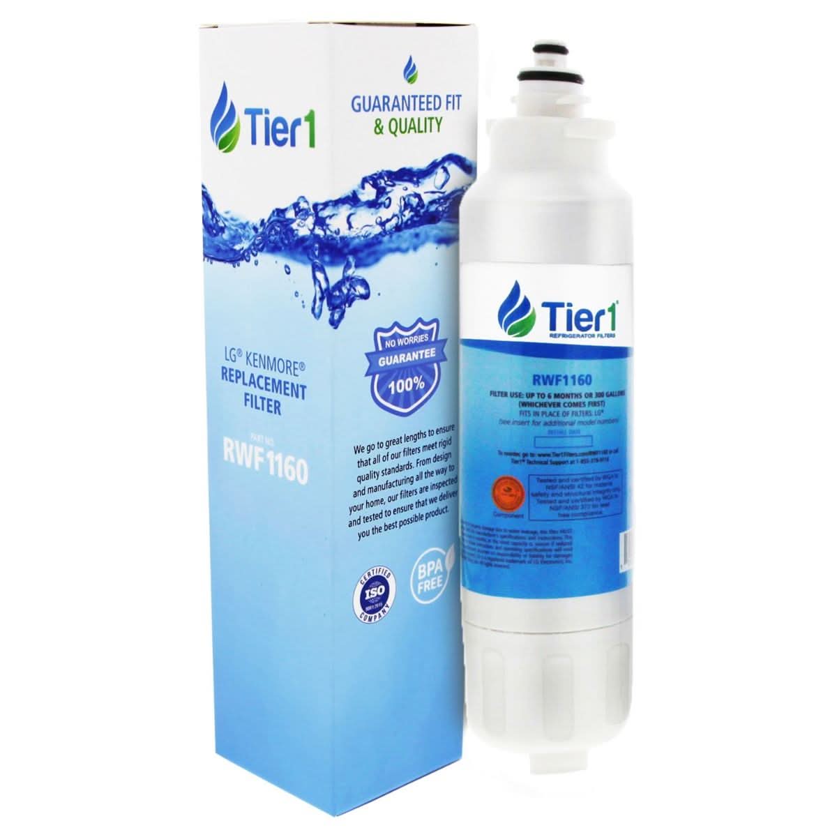Tier1 LG LT800P Refrigerator Water Filter Replacement Comparable - WaterFilters.NET