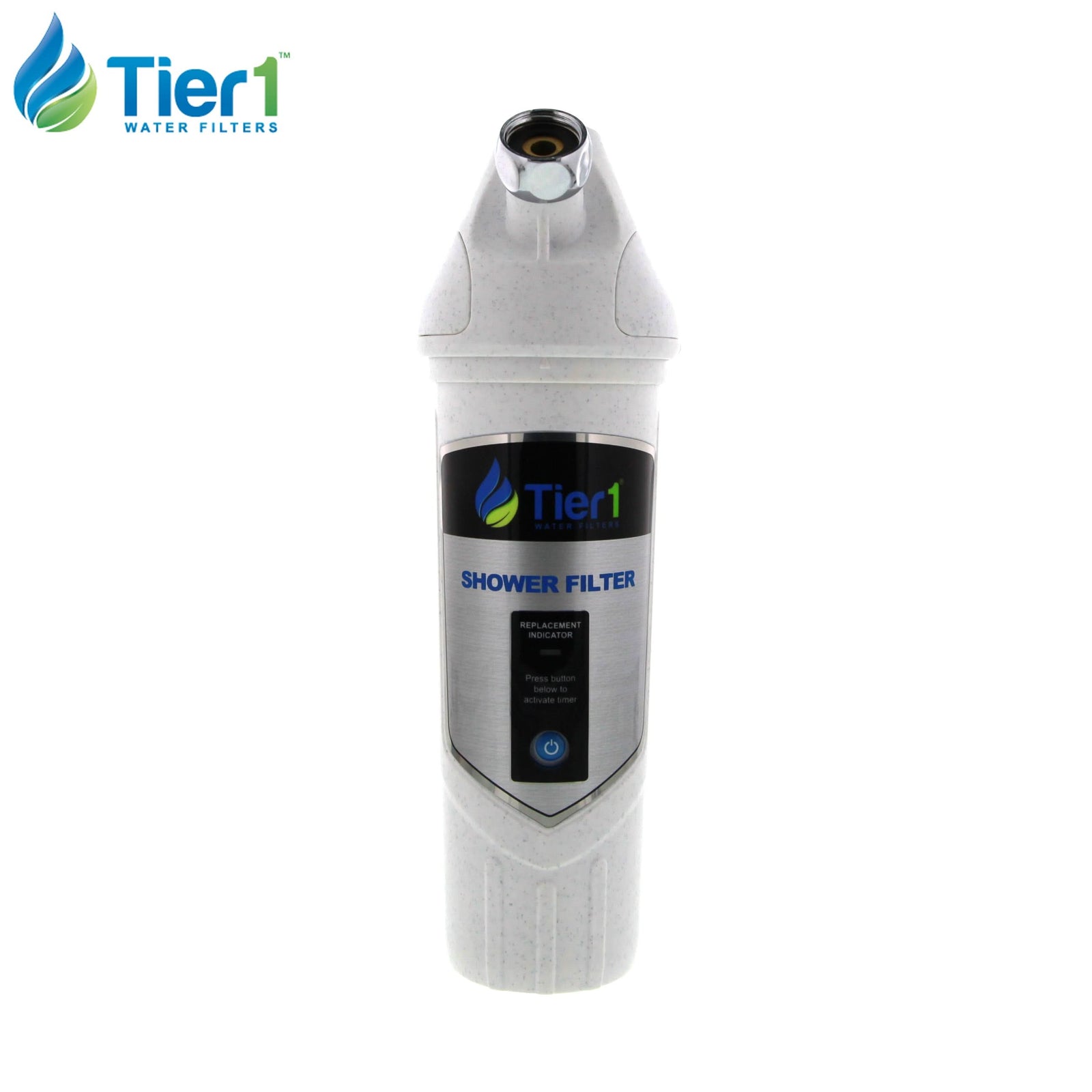 Tier1 SF-7000 Shower Filter System with Chrome Shower Head - WaterFilters.NET