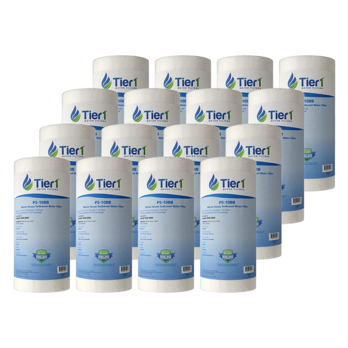 10 X 4.5 Spun Wound Polypropylene Replacement Filter by Tier1 (5 micron) - WaterFilters.NET