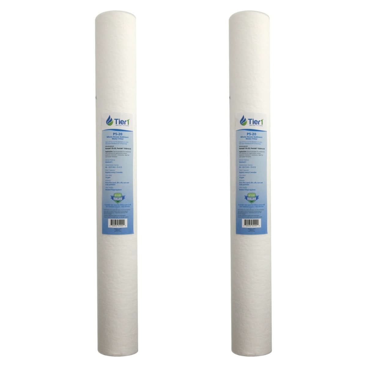 20 X 2.5 Polypropylene Replacement Filter by Tier1 (5 micron) - WaterFilters.NET