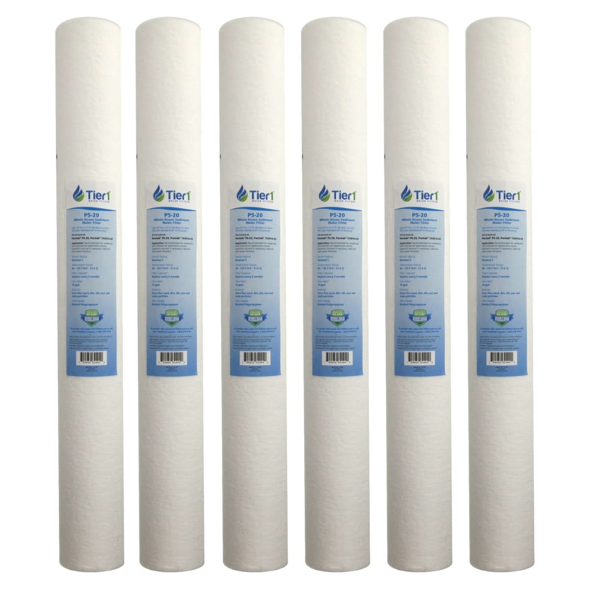 20 X 2.5 Polypropylene Replacement Filter by Tier1 (5 micron) - WaterFilters.NET