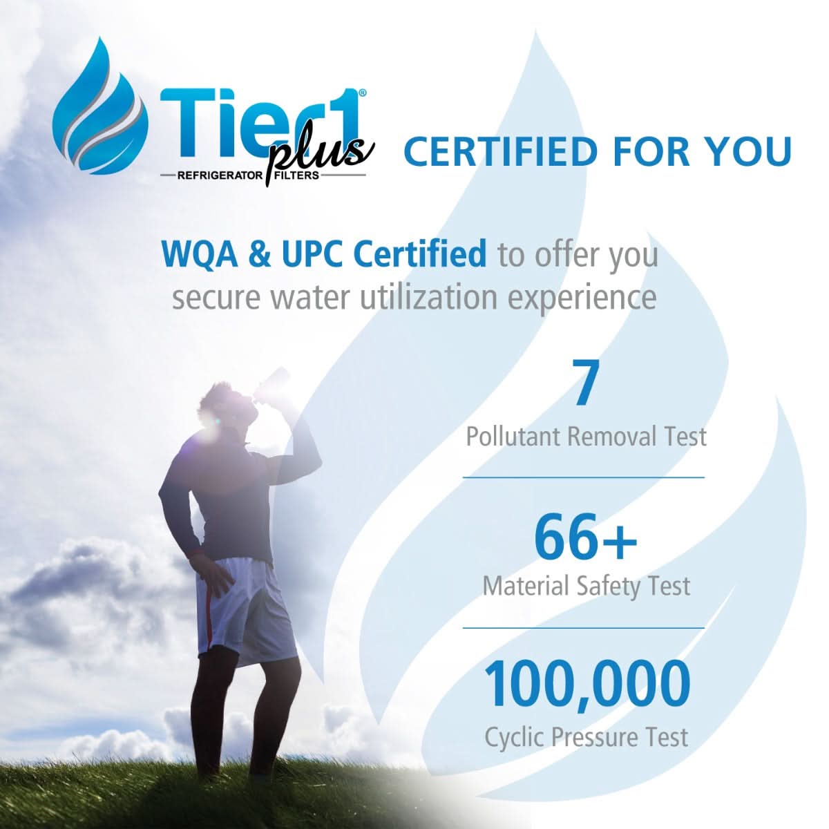 Tier1 Plus LG 5231JA2002A / LT500P Comparable Lead And Mercury Reducing Refrigerator Water Filter - WaterFilters.NET