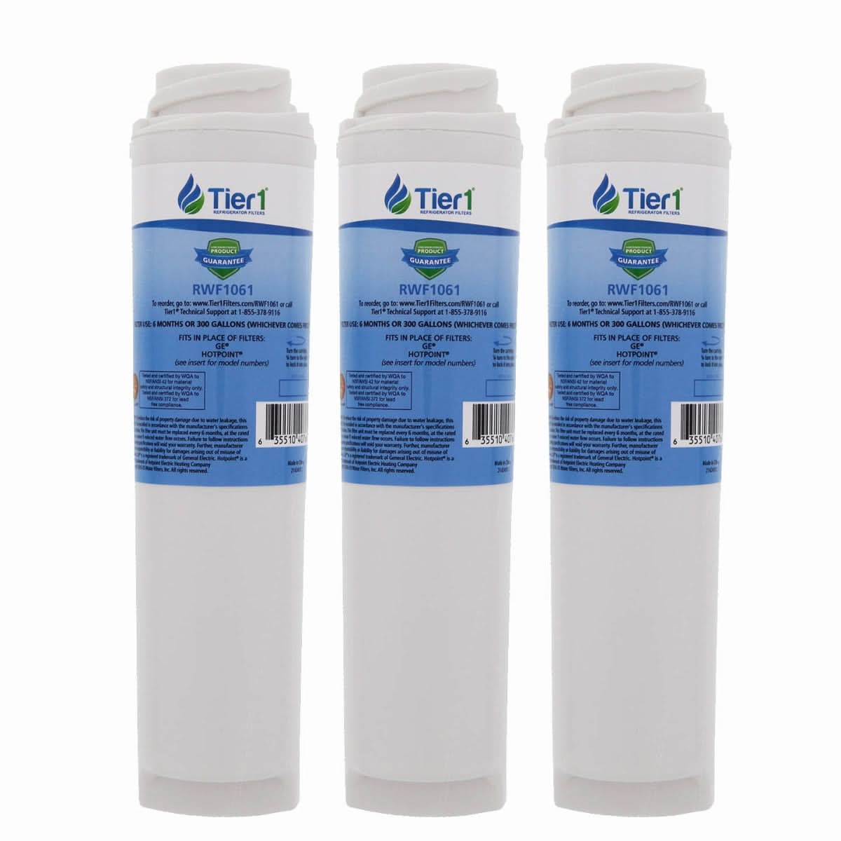 Tier1 GE GSWF SmartWater Refrigerator Water Filter Replacement Comparable - WaterFilters.NET