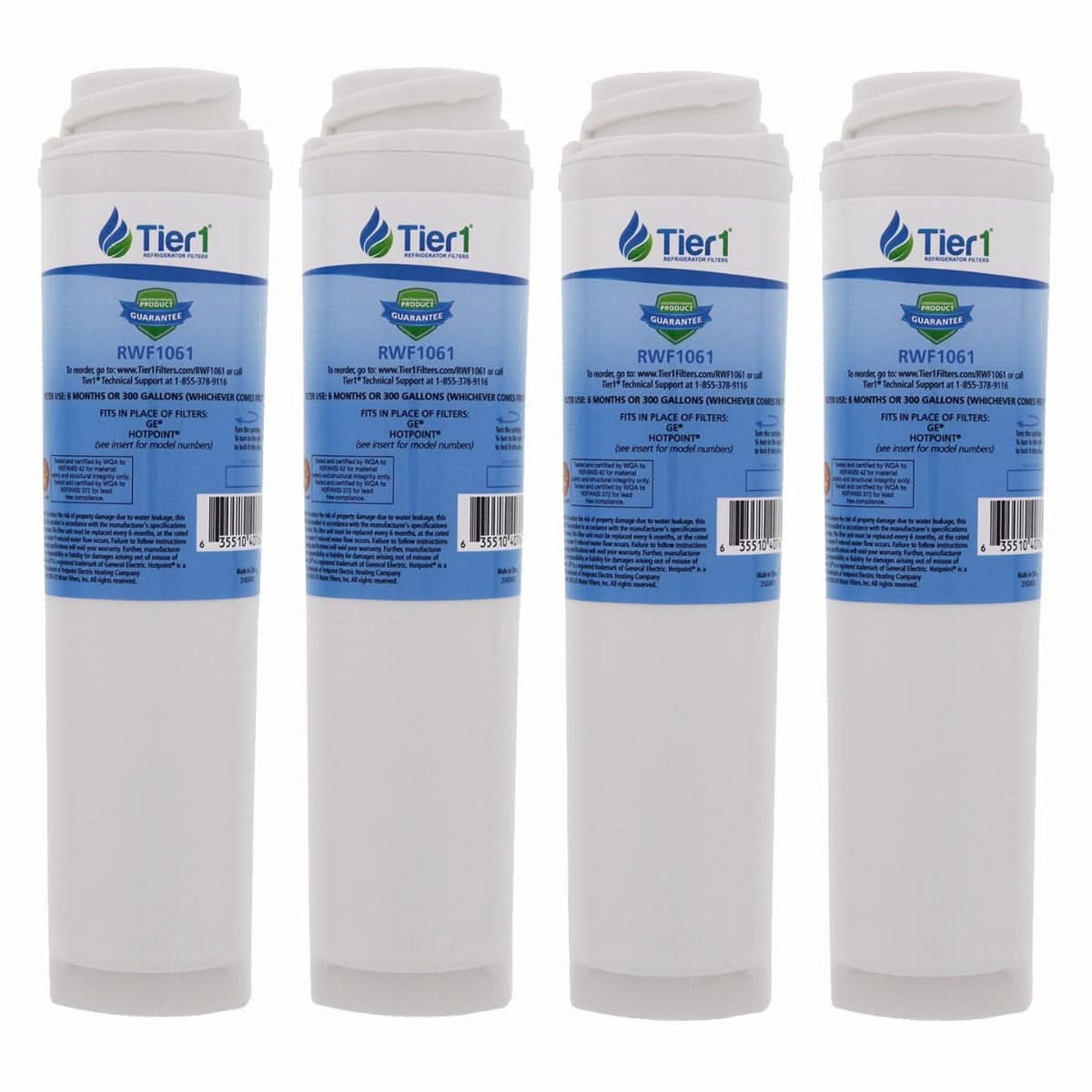 Tier1 GE GSWF SmartWater Refrigerator Water Filter Replacement Comparable - WaterFilters.NET