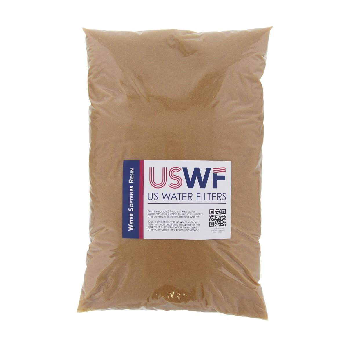 USWF 25 Lbs. 1/2 Cu. Ft. Ion Exchange Water Softener Resin - WaterFilters.NET