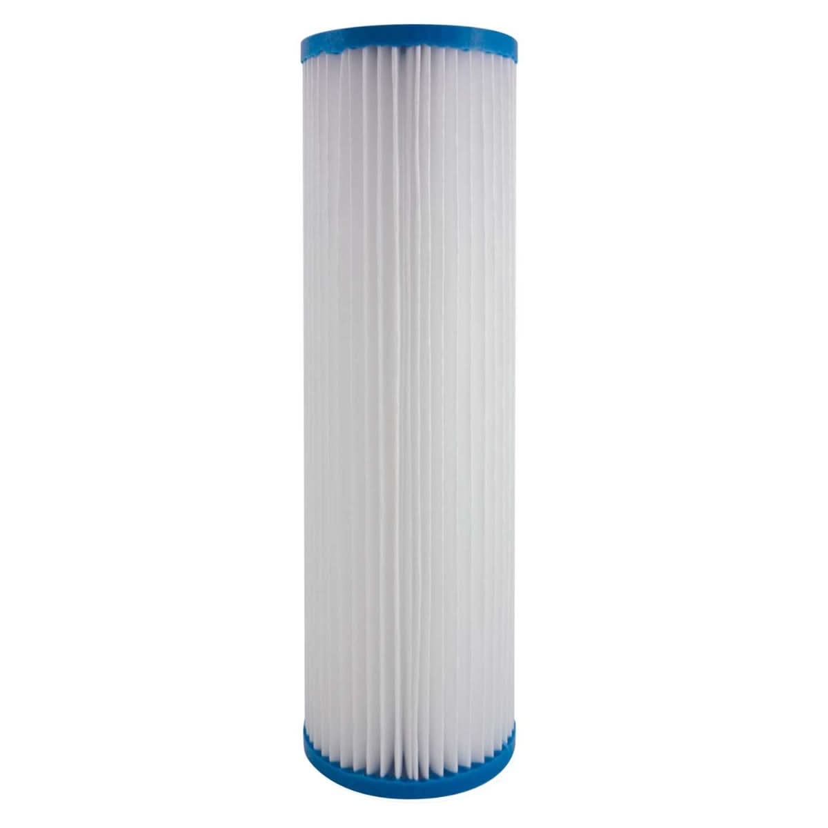 20 Micron Pleated Polyester Sediment Filter by USWF 10"x2.5" - WaterFilters.NET