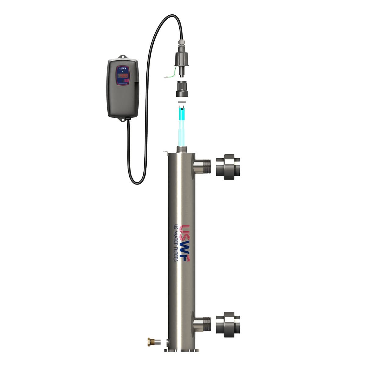 42 GPM USWF Pool Ultraviolet Light Sterilization System H4-PS by USWF - WaterFilters.NET