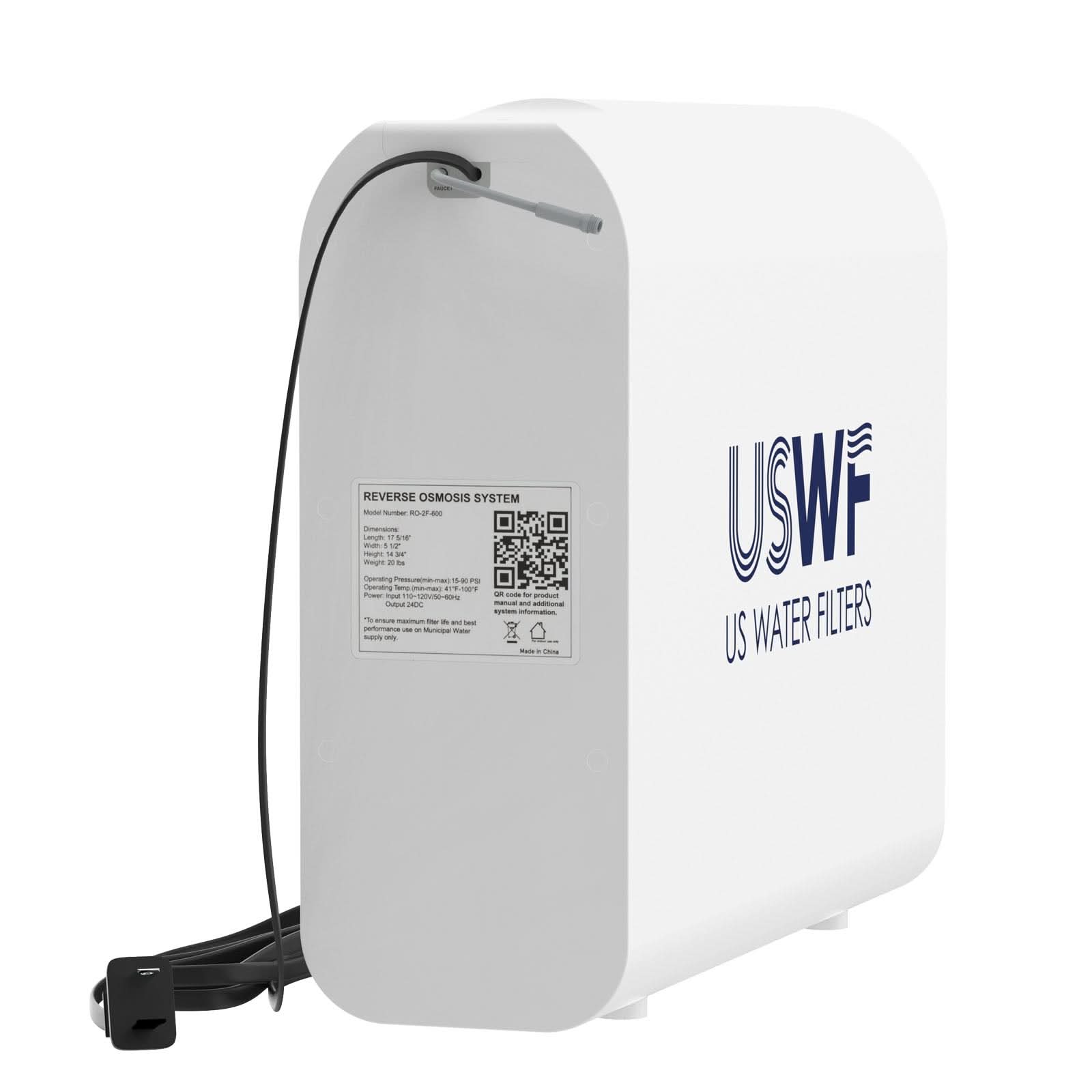 USWF 600GPD Tankless Undersink RO System - WaterFilters.NET