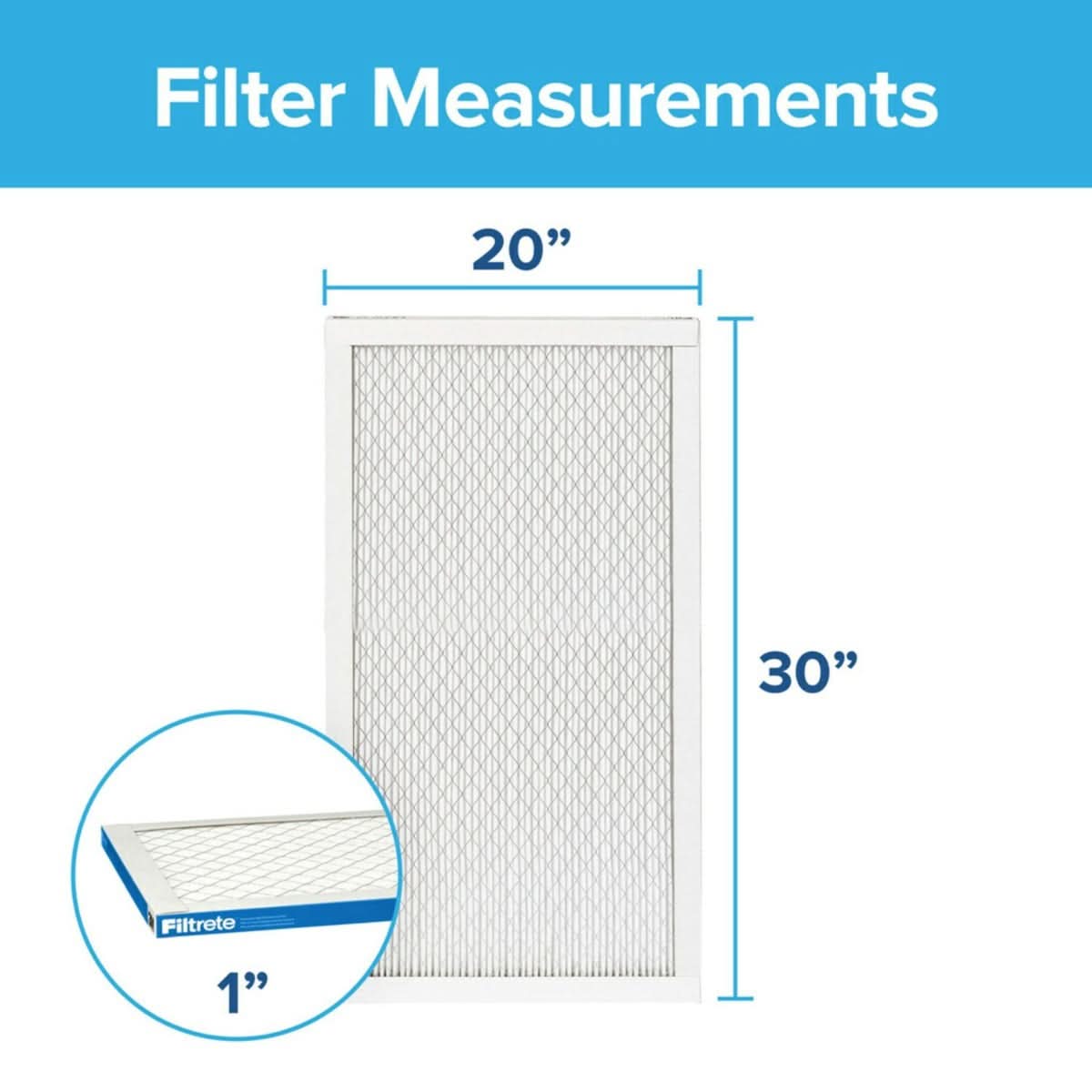 3M Filtrete 1900 Ultimate Allergen, Bacteria & Virus Air Filter - 20x30x1 (4-Pack) - WaterFilters.NET