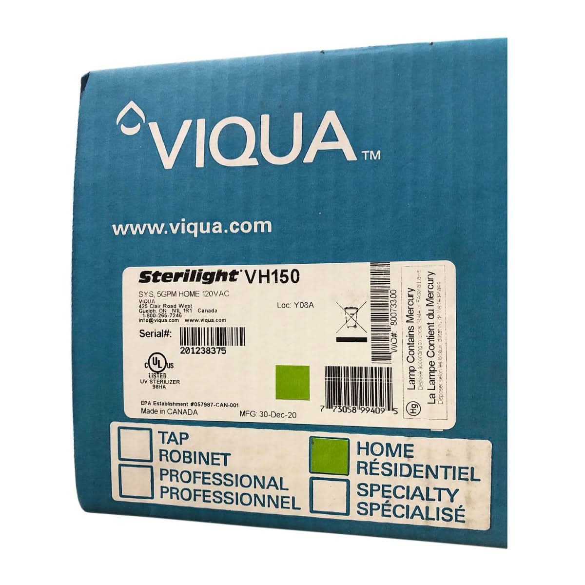 VIQUA VH150 UV System - WaterFilters.NET