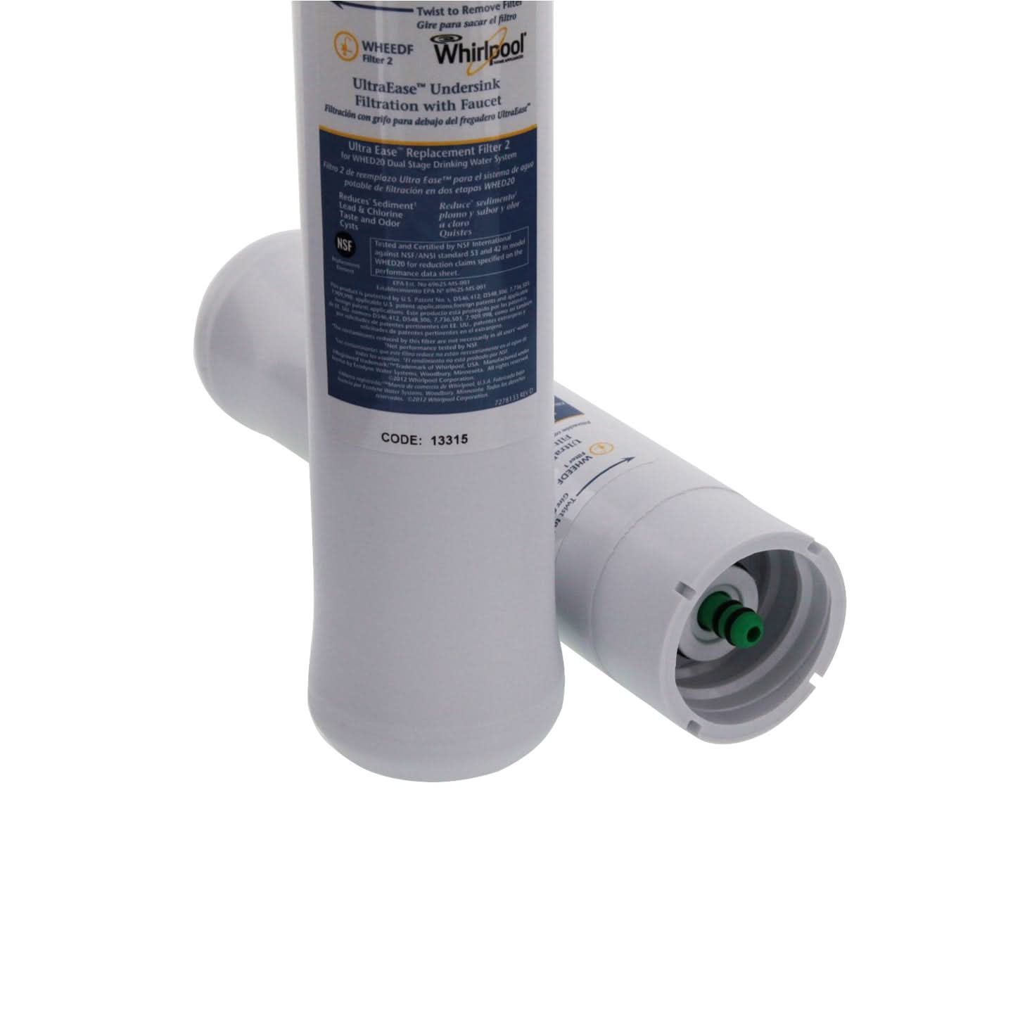 Whirlpool WHEEDF UltraEase Replacement Filter Pack - WaterFilters.NET