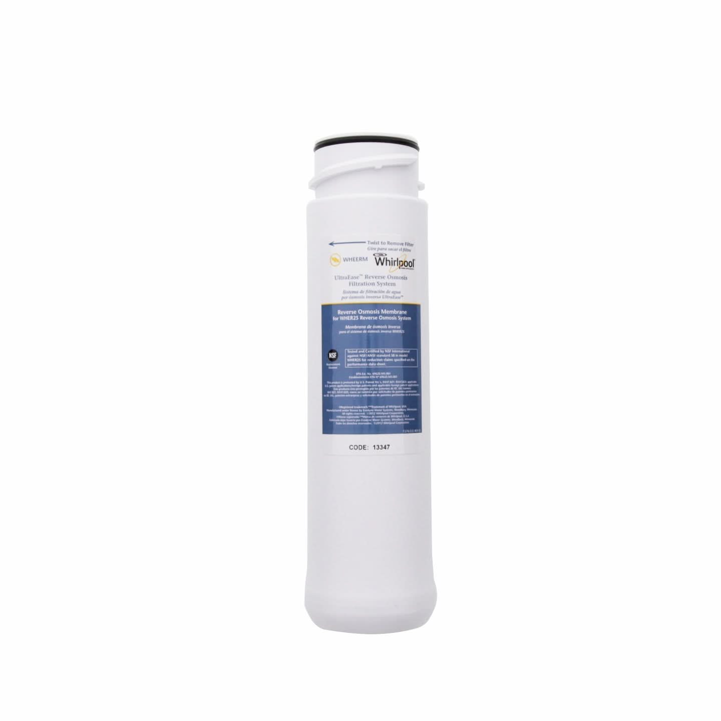 Whirlpool WHEERM Reverse Osmosis Membrane for WHER25 RO - WaterFilters.NET