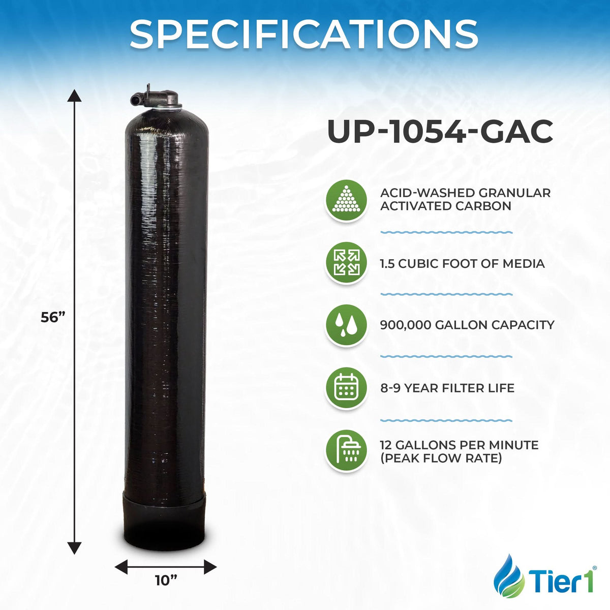 Whole House GAC Water Filtration System - 900,000 Gallon Chlorine Reduction for Clean, Fresh Water - WaterFilters.NET