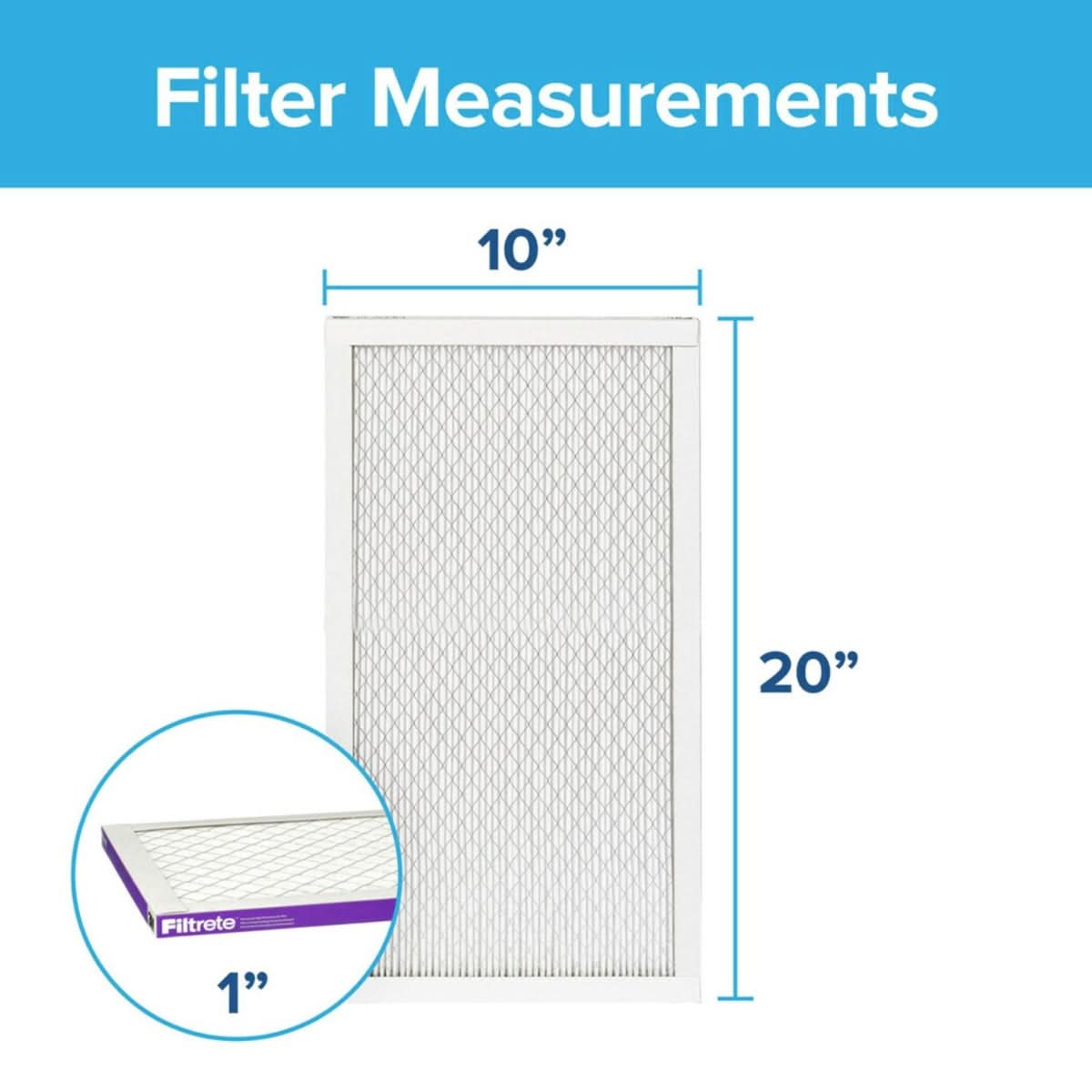 3M Filtrete 1500 Ultra Allergen Reduction Air Filter - 10x20x1 (4-Pack) - WaterFilters.NET