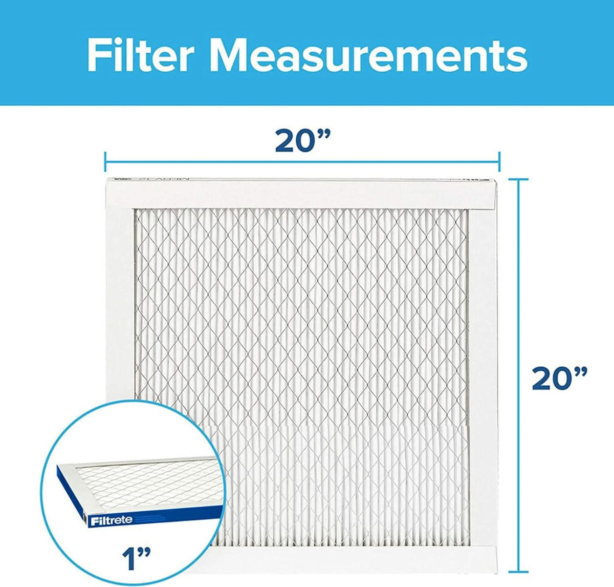3M Filtrete 2200 Elite Allergen & Home Pollutants Air Filter -  20x20x1 (4-Pack) - WaterFilters.NET