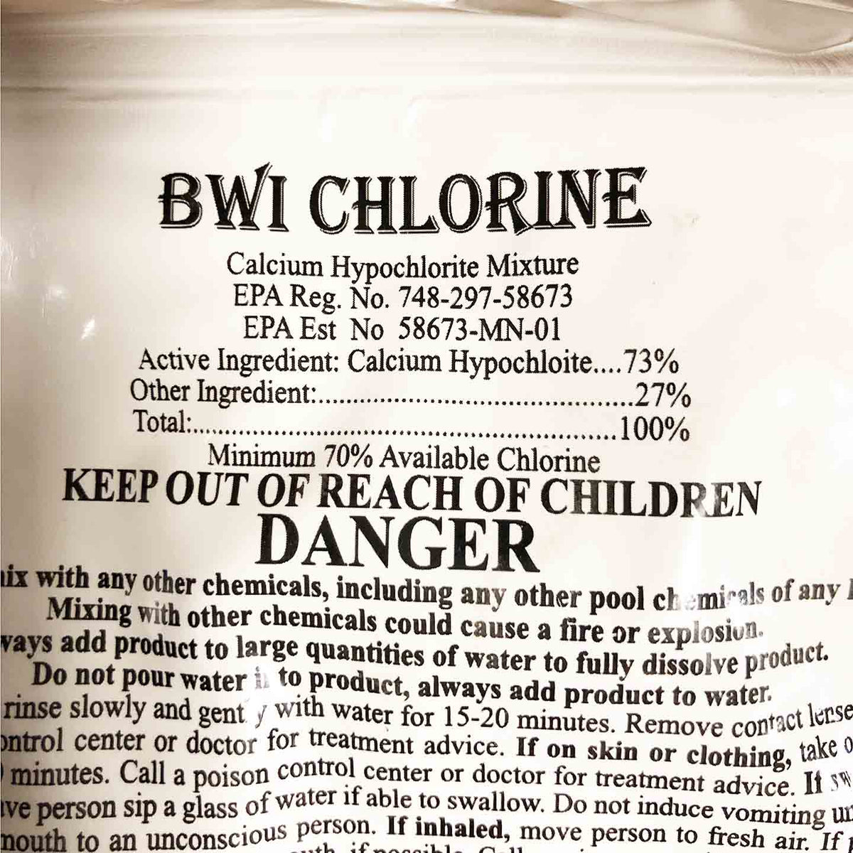 Better Water Industries C21044 Chlorine Pellets - WaterFilters.NET