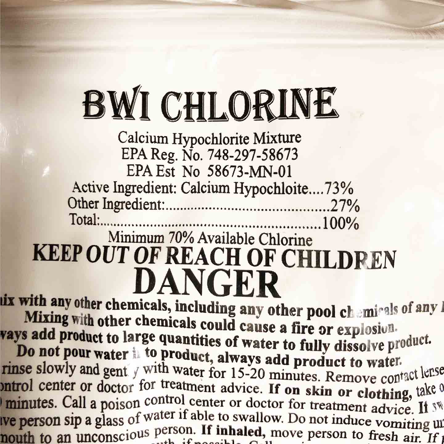 Better Water Industries C21044 Chlorine Pellets - WaterFilters.NET