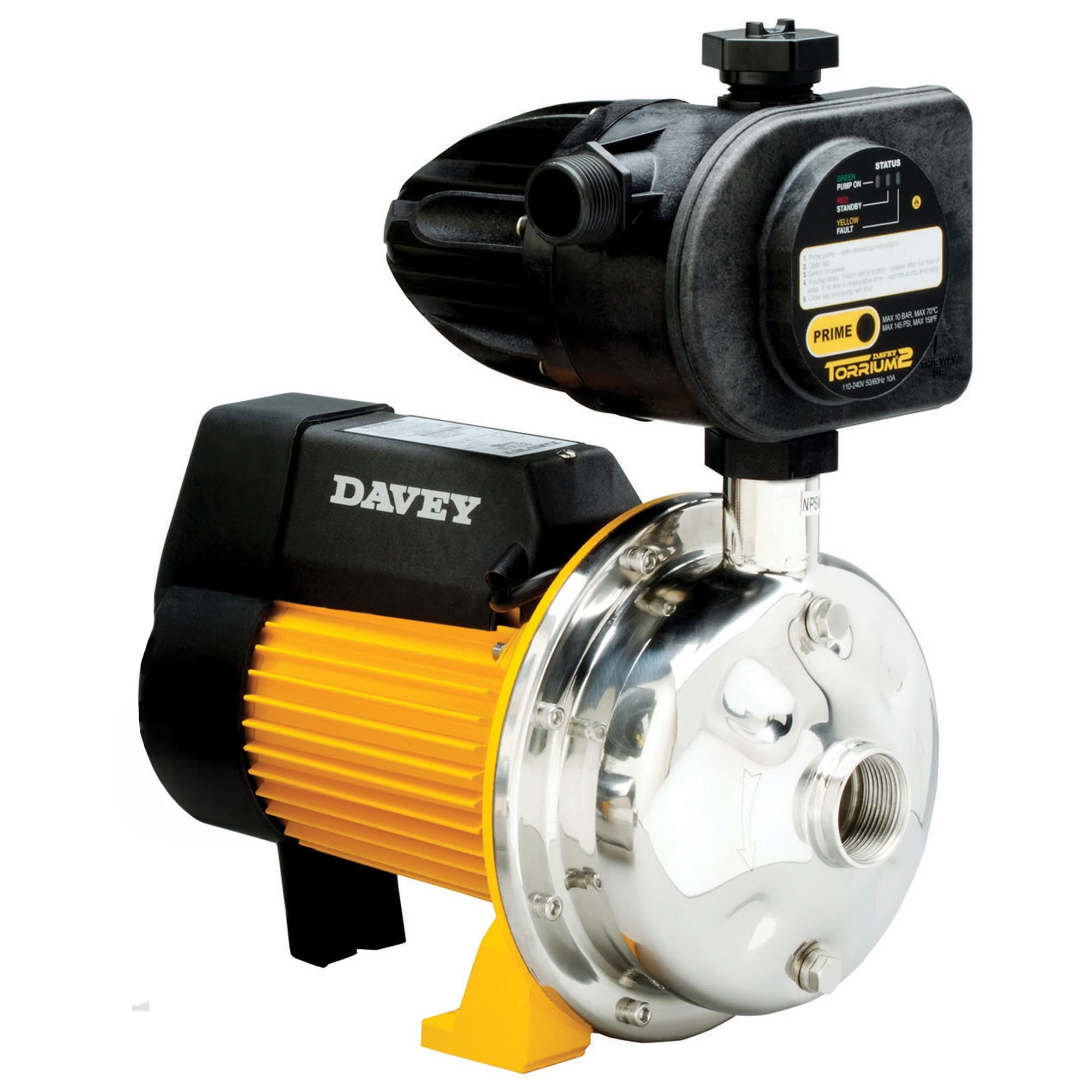 Davey BIT14-30 Pressure System with Torrium2 | 30 psi @ 14 gpm | Operates from Non-Pressurized Supply - WaterFilters.NET