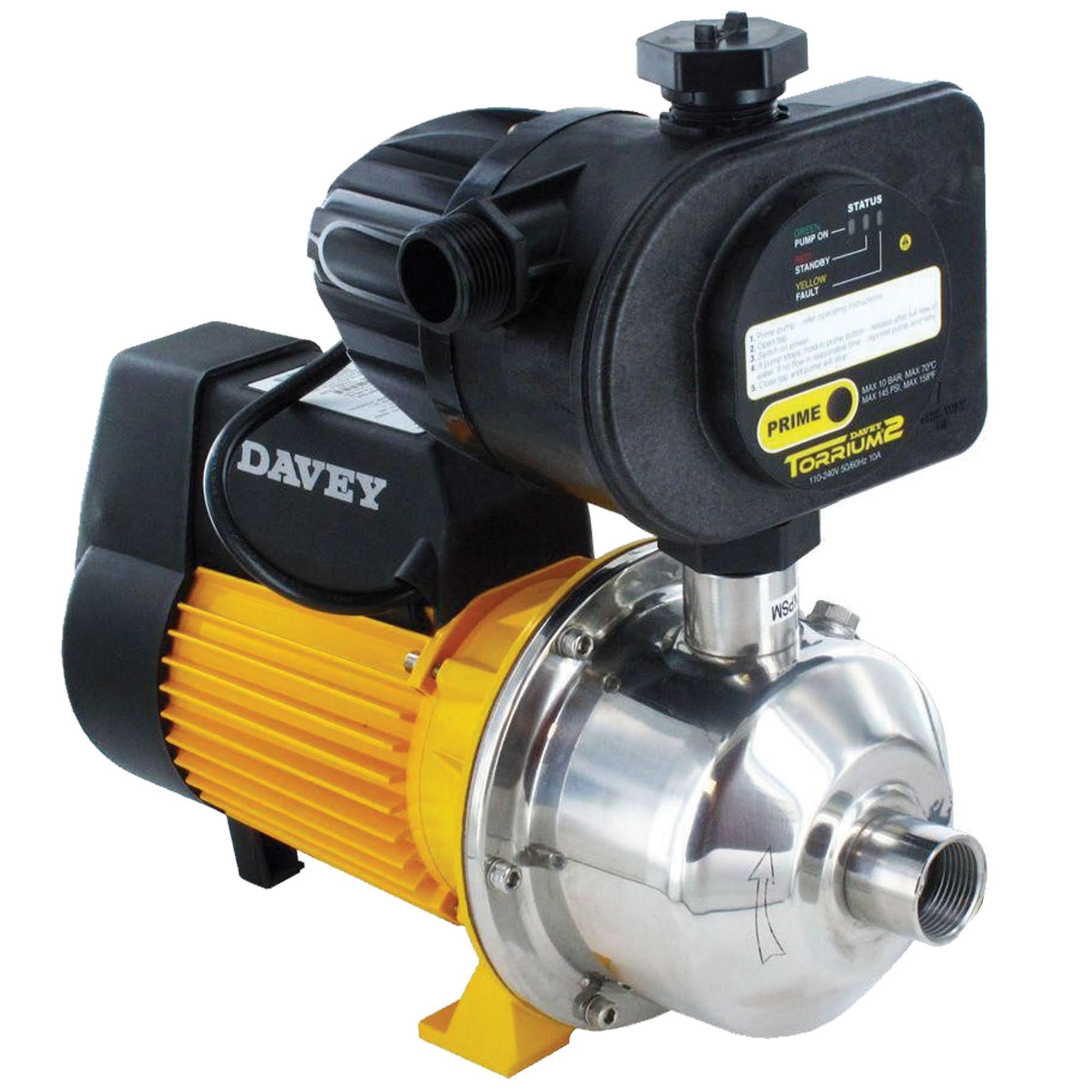 Davey BIT14-45 Pressure System with Torrium2 | 45 psi @ 14 gpm | Operates from Non-Pressurized Supply - WaterFilters.NET