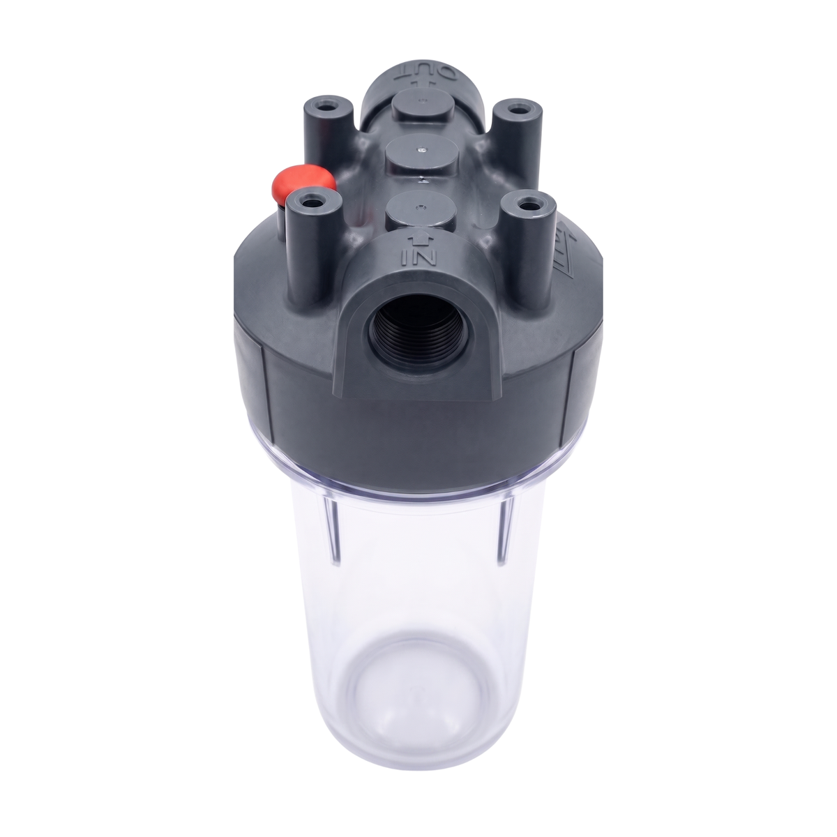 R50071 Pentek Dura-Series 3/4 inch NPT Standard 10 Inch Clear Filter Housing