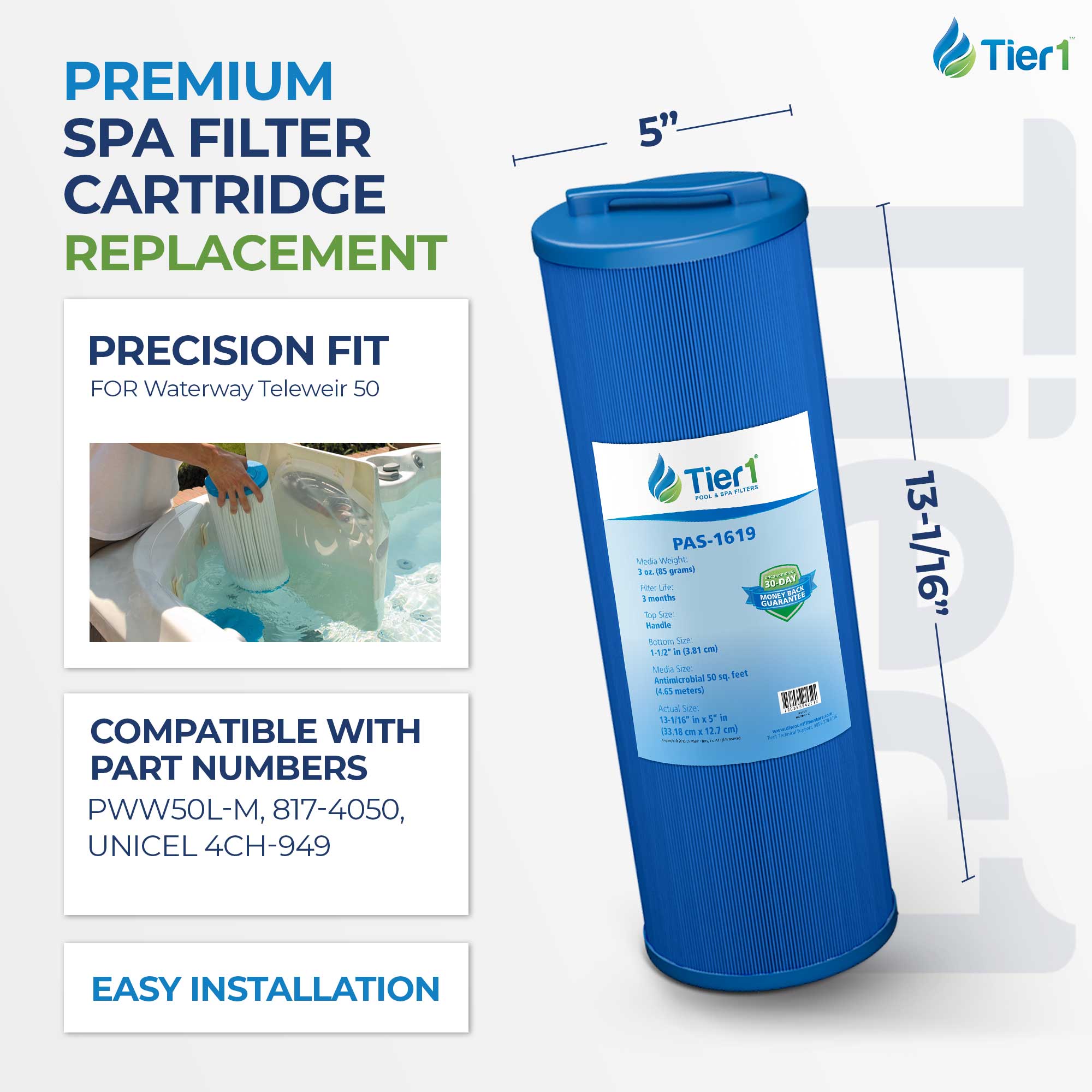 13-1/16 X 5-Inch Tier1 PAS-1619 Replacement For 817-4050