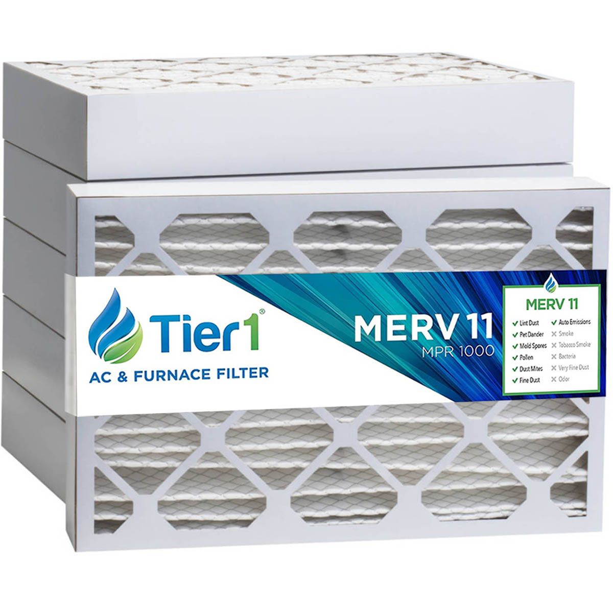 16x25x4 Merv 11 Universal Air Filter By Tier1