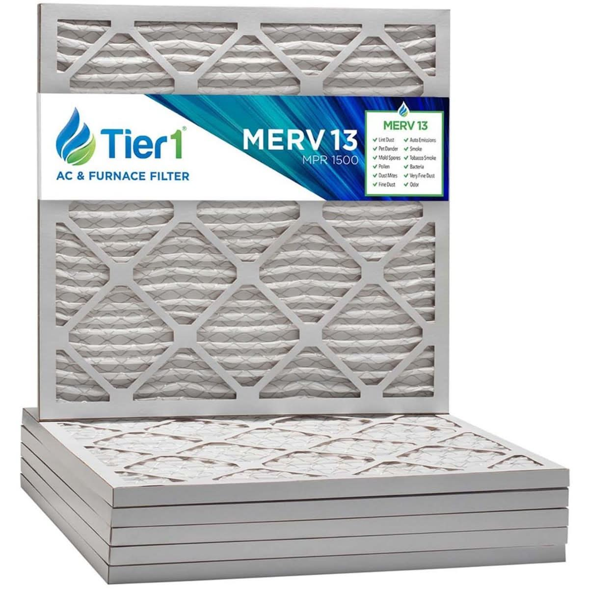 20x20x1 Merv 13 Universal Air Filter By Tier1 (Single Filter)