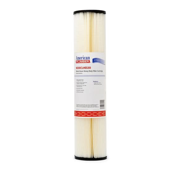 American Plumber W20CLHD20 Pleated Cellulose Water Filters - WaterFilters.NET