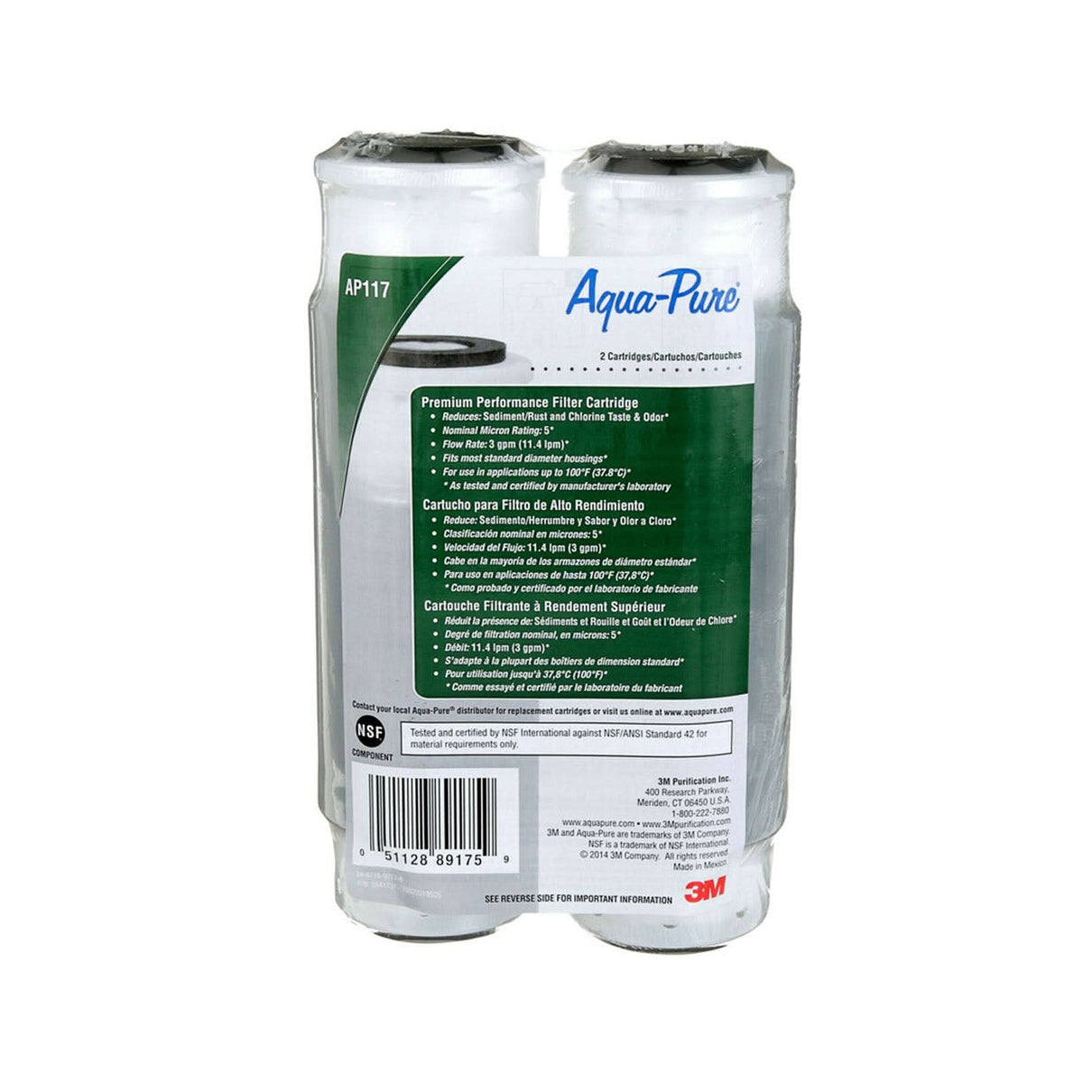 3M Aqua-Pure AP117 Premium Chlorine Taste & Odor Filter - WaterFilters.NET