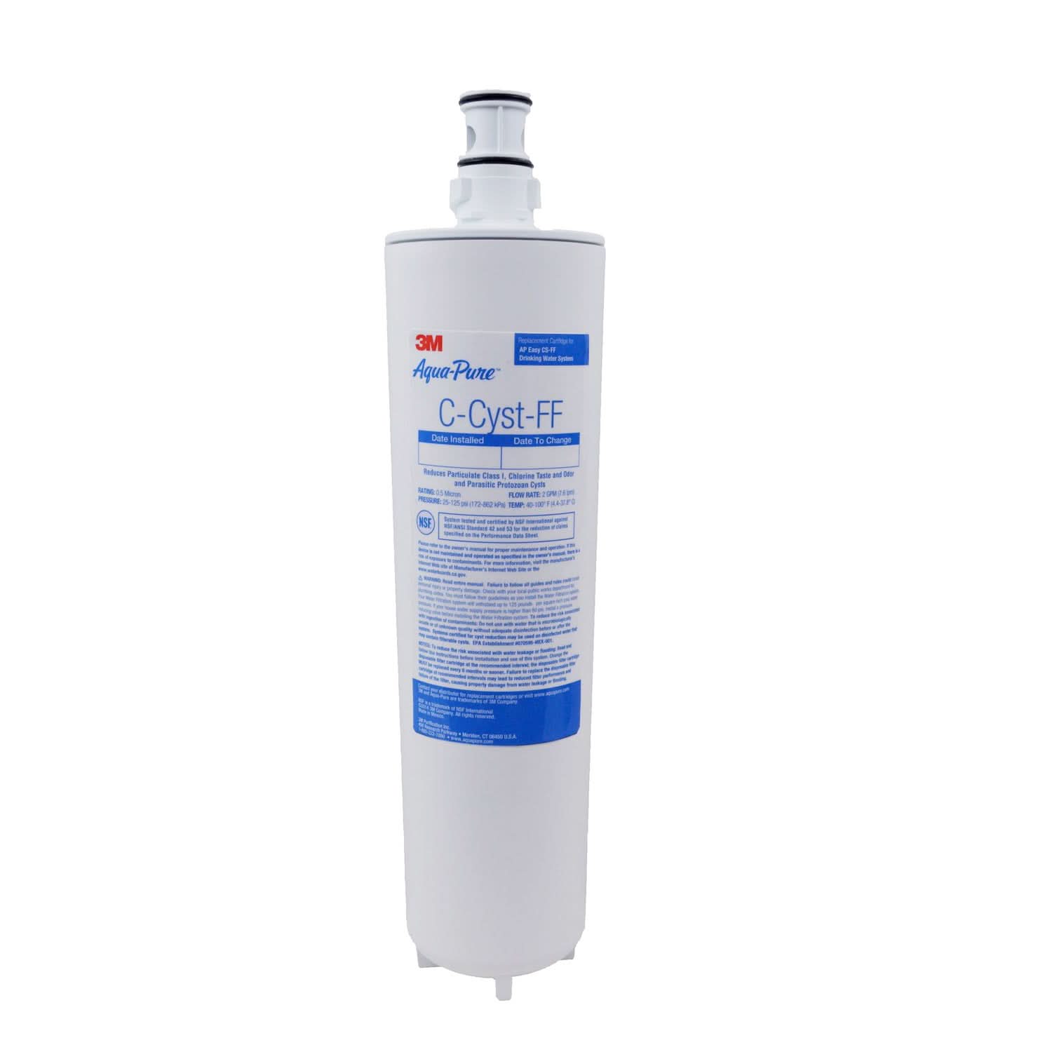 3M Aqua-Pure C-CYST-FF Undersink Filter Replacement Cartridge - WaterFilters.NET