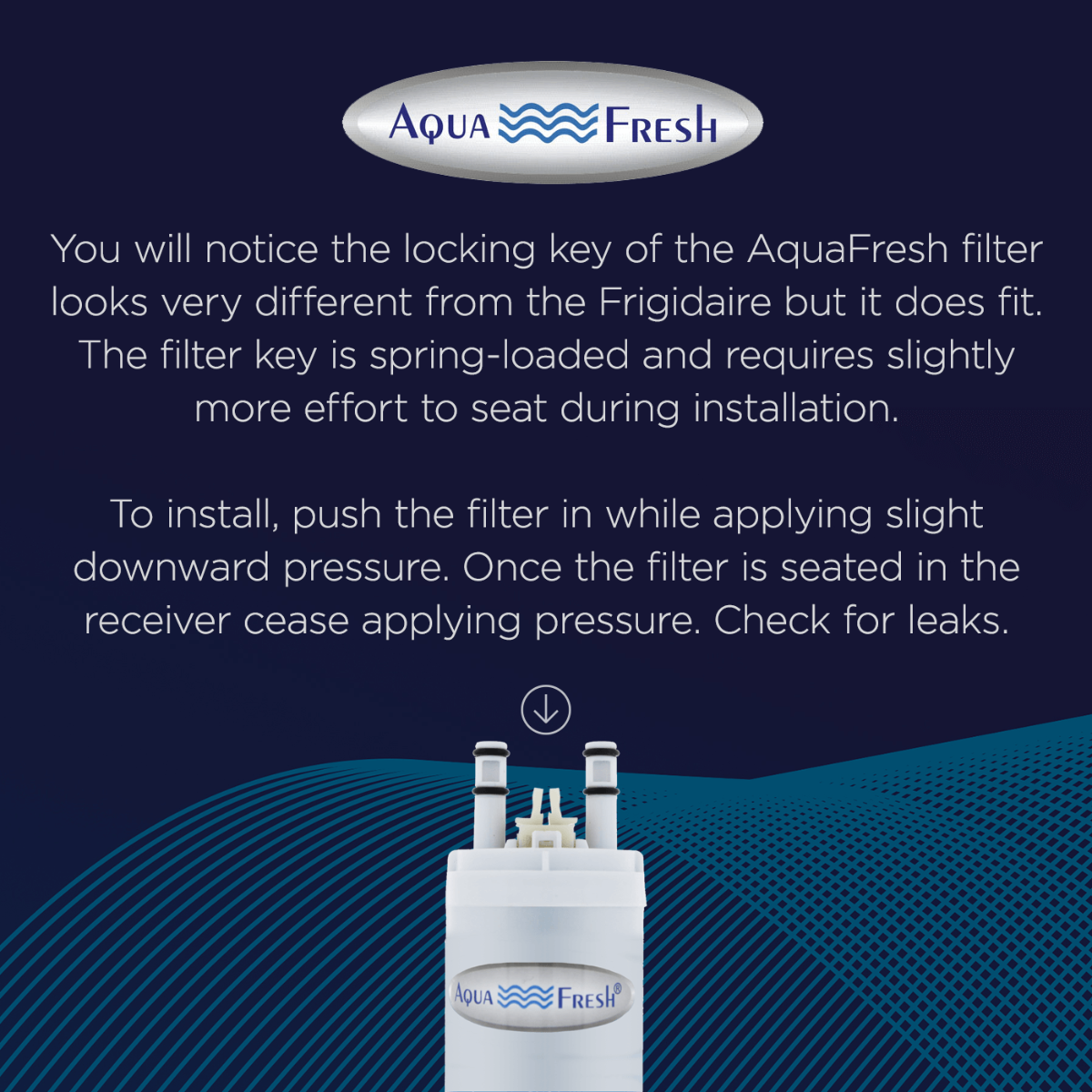 Aqua-Fresh WF425 Refrigerator Water Filter Replacement for WF3CB - WaterFilters.NET