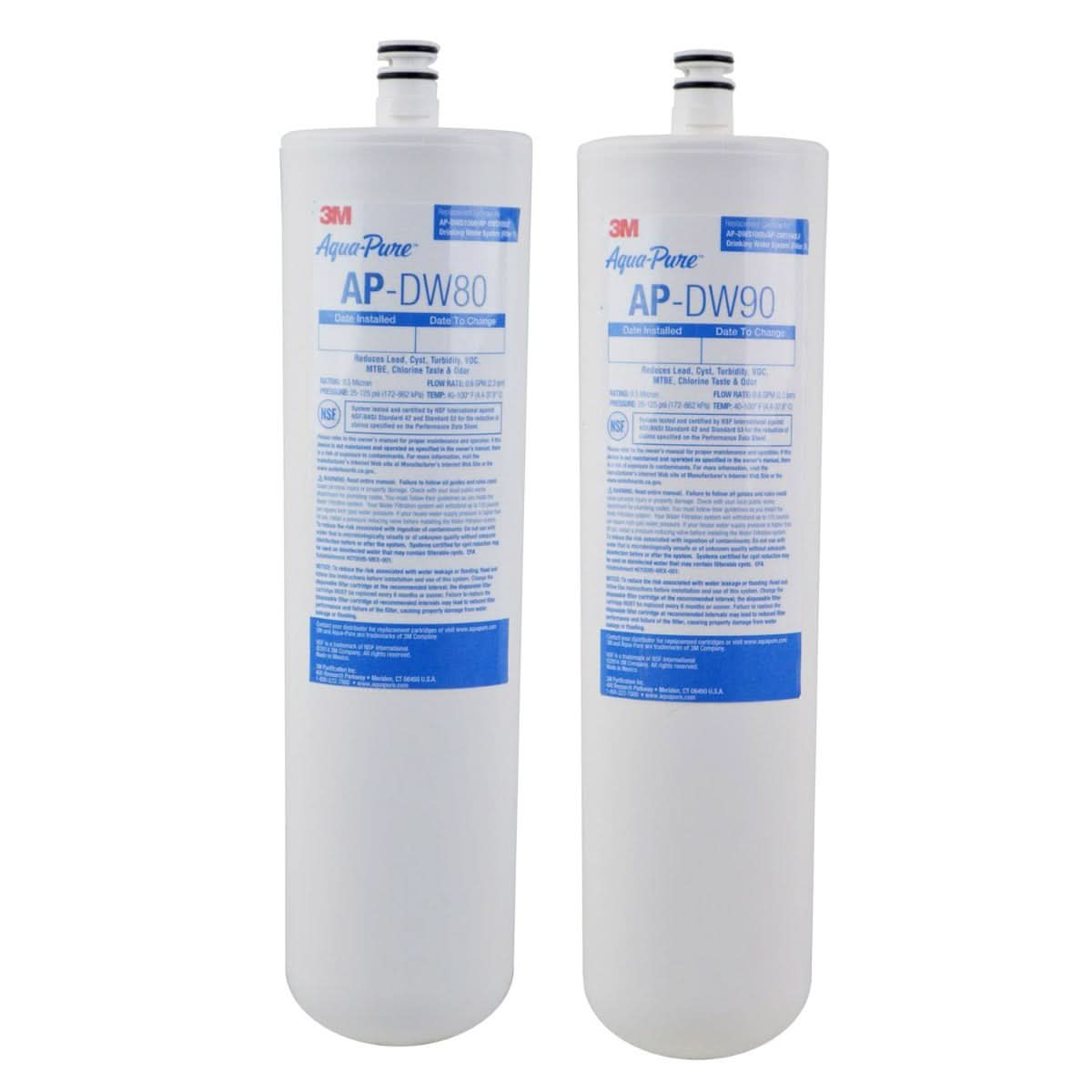 3M Aqua-Pure APDW80/90 Drinking Water Replacement Filter Set