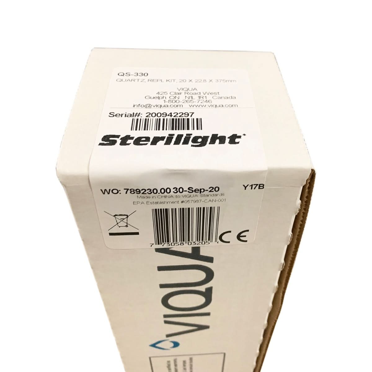 Viqua Replacement Quartz Sleeve QS-330 - WaterFilters.NET