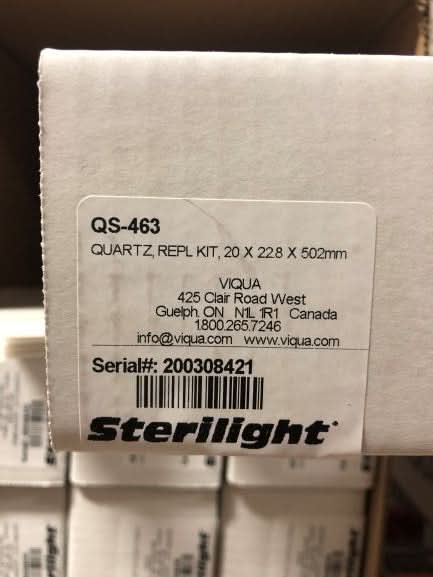 QS-463 Quartz Sleeve for UV Lamp S463RL by Viqua - WaterFilters.NET