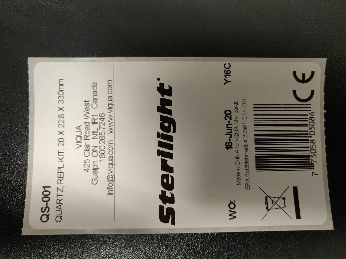 Viqua Replacement Quartz Sleeve for VH200 - WaterFilters.NET