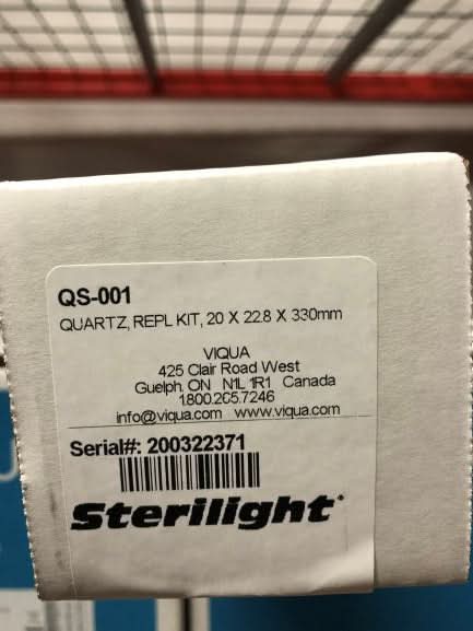 Viqua Replacement Quartz Sleeve for VH200 - WaterFilters.NET