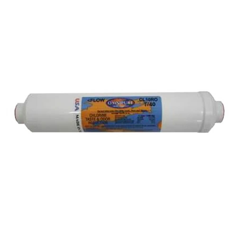 Omnipure CL10ROT40-B Coconut Shell GAC Inline Water Filter - WaterFilters.NET